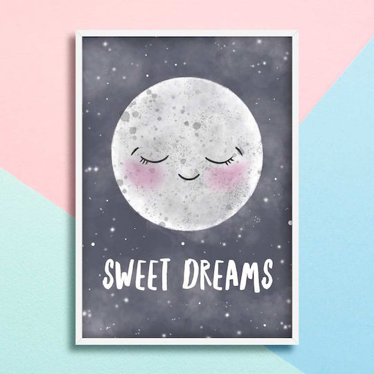 Παιδική Αφίσα Φεγγαράκι Sweet Dreams 50x40εκ.