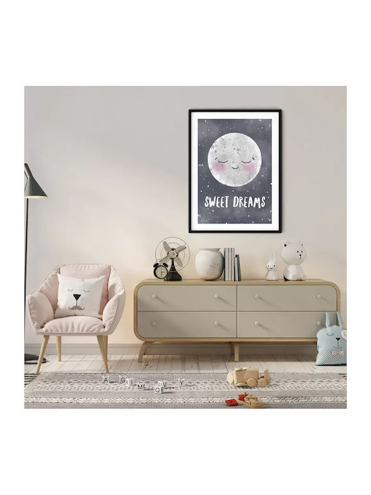 Kinderposter Mondchen Sweet Dreams 50x40cm