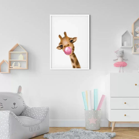 Παιδική Αφίσα Little Giraffe 50x40εκ.