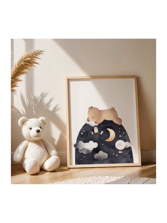 Kids Poster Bear 50x40cm