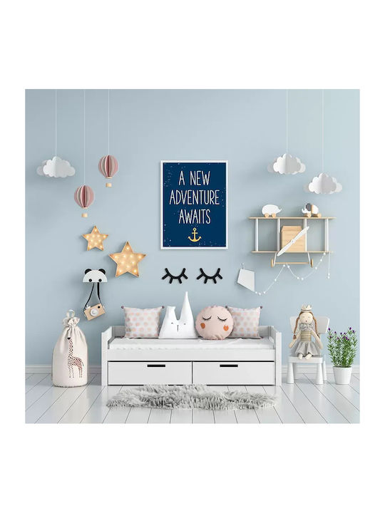 Kids Poster A New Adventure Awaits 50x40cm