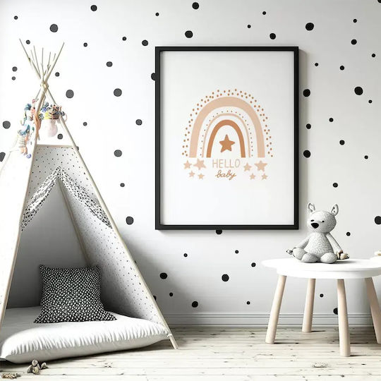 Kids Poster Hello Baby 50x40cm