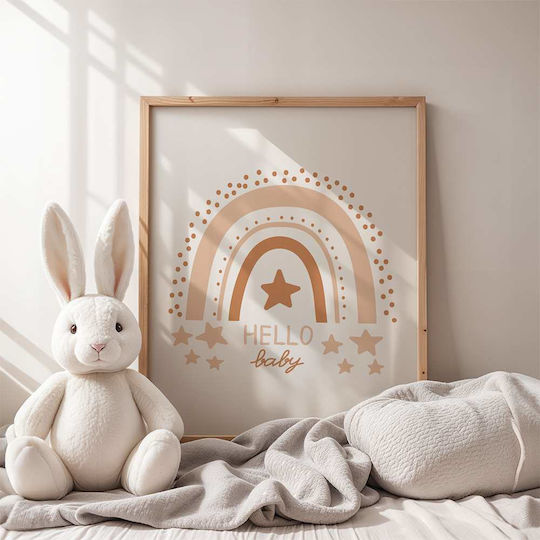 Kids Poster Hello Baby 50x40cm