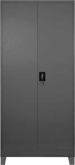 Δίφυλλη Ντουλάπα Zogi Μεταλλική 90x45x190εκ.