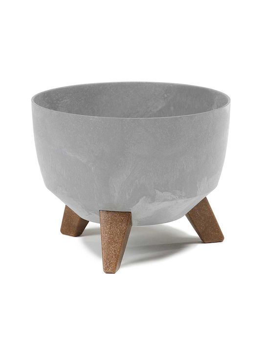 HowHomely Γλάστρα Τσιμεντένια Gray 29x18εκ.