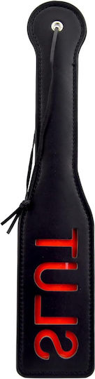 Smd Sluted Fetish Spanking Paddle Series Bdsm Imprint Spanking Paddle Faux Leather 32cm Black