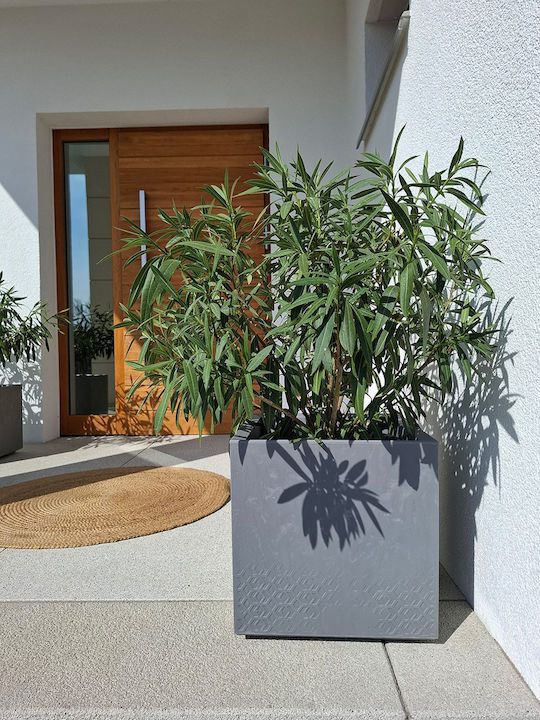 HowHomely Γλάστρα Τσιμεντένια Gray 40x40εκ.