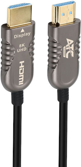 ATC HDMI 2.1 Ultra High Speed 48Gbps 4K 120Hz HDR VRR Cable HDMI Male - HDMI Male 50m Black