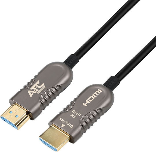 ATC HDMI 2.1 Ultra High Speed 48Gbps 4K 120Hz HDR VRR Cable HDMI Male - HDMI Male 50m Black