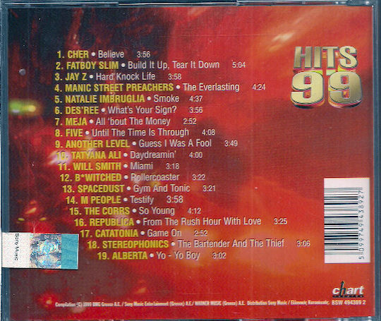 Hits 99 CD Μουσικής