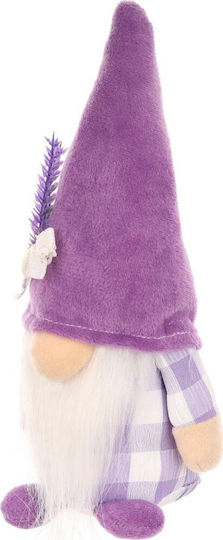 Saska Garden Christmas Plastic Figure Purple Dwarf Height 20cm