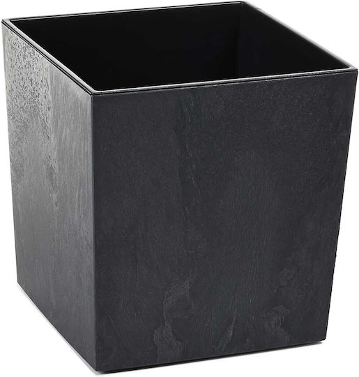HowHomely Γλάστρα Τσιμεντένια Black 19εκ.