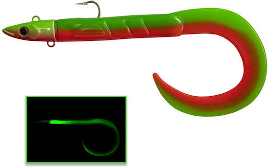 Soul Lures Snipe Eel Momeli Artificiale 160gr #15 Khaki - Verde Luminos