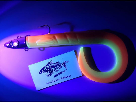 Soul Lures Snipe Eel Momeli Artificiale 160gr #15 Khaki - Verde Luminos