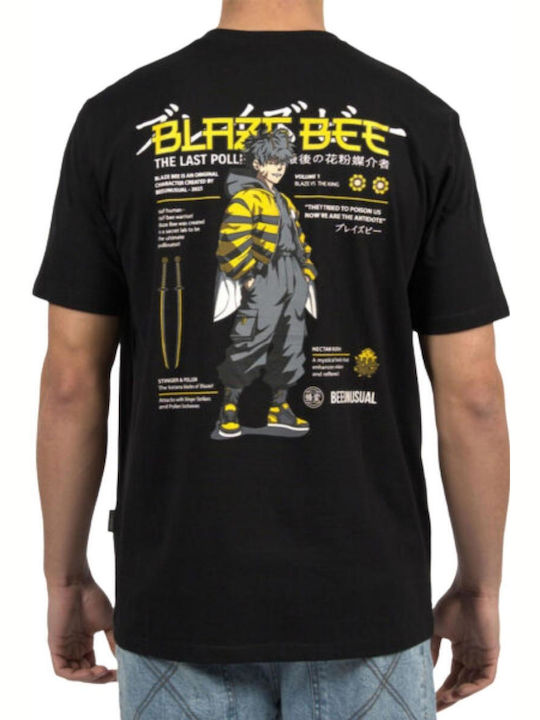 Bee. Unusual. Blaze Bee T-shirt Black