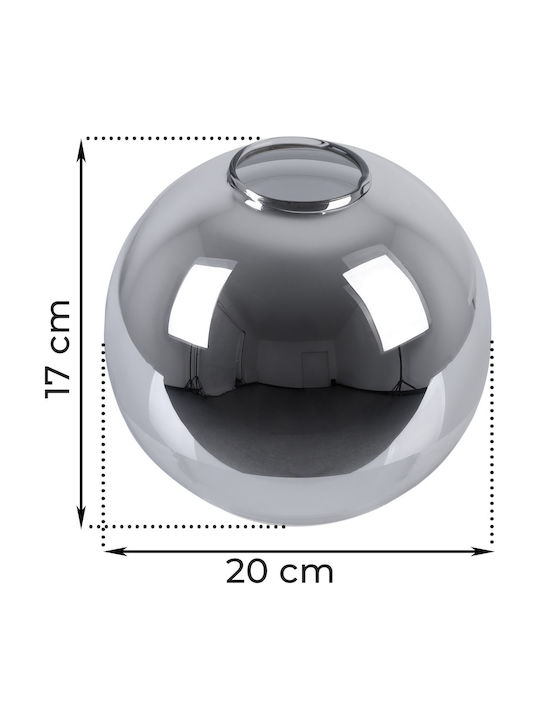 Абажур Bergen Chrome Globe 20см