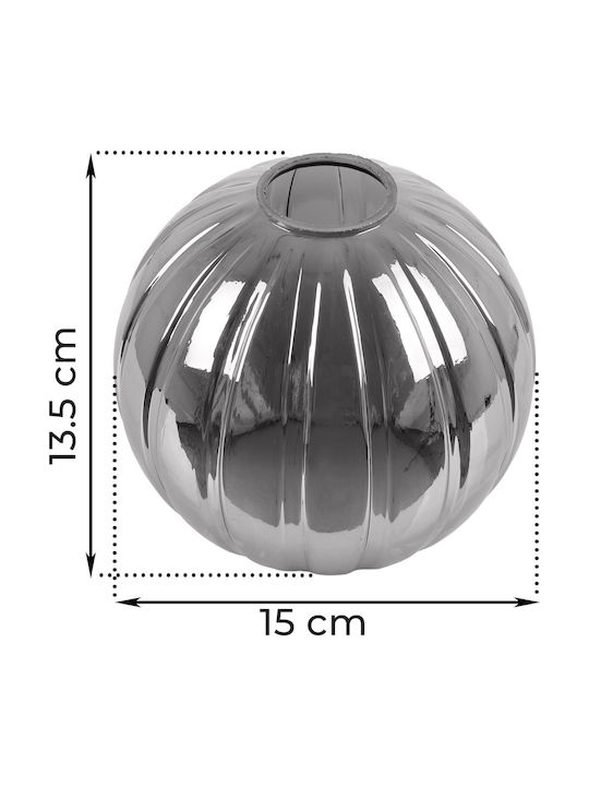 Costa Graphite Glass Shade Ball 15cm
