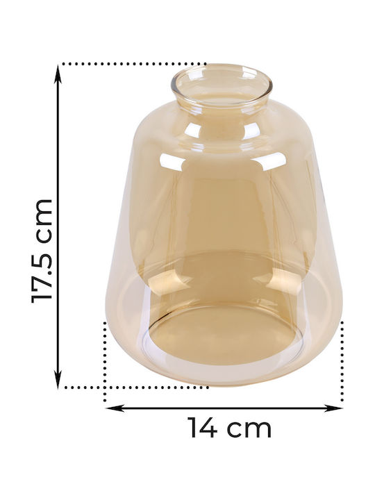 Novalja Honig Glas Lampenschirm 3 Vase