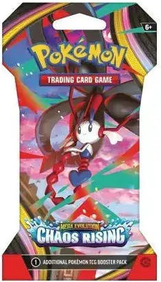 Pokemon Mega Evolution: Chaos Rising Booster Pack English Various Designs