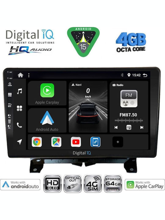 Digital IQ Car Audio System for Land Rover Freelander 2006-2014 (Bluetooth/USB/WiFi/GPS/Apple CarPlay/Android Auto) with 9" Touch Screen
