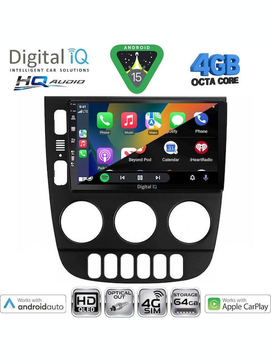 Digital IQ Car Audio System for Mercedes-Benz ML 2002-2005 Bluetooth USB WiFi GPS Apple CarPlay Android Auto with 9" Touch Screen