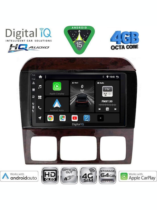 Digital IQ Car Audio System for Mercedes-Benz Vito / Viano 2003-2007 (Bluetooth/USB/WiFi/GPS/Apple CarPlay/Android Auto) with 10" Touch Screen