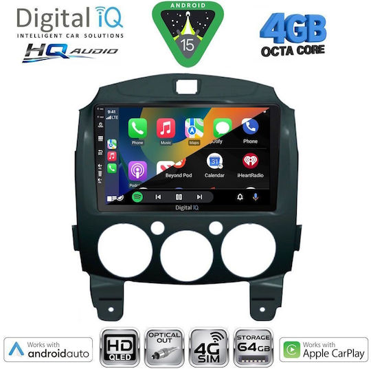Digital IQ Car Audio System for Lexus NX 2014-2022 (Bluetooth/USB/WiFi/GPS/Apple CarPlay/Android Auto) with 9" Touch Screen