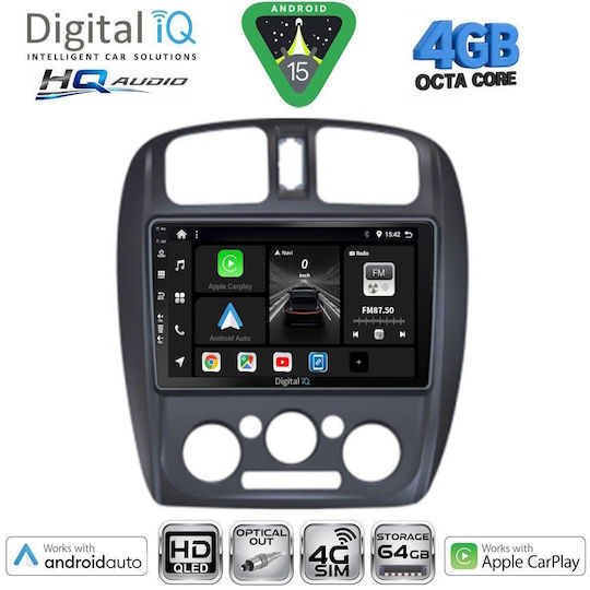 Digital IQ Car Audio System for Lexus NX 2014-2022 (Bluetooth/USB/WiFi/GPS/Apple CarPlay/Android Auto) with 9" Touch Screen
