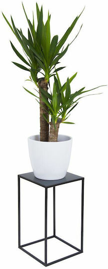 HowHomely Suport Pentru Plante Negru 24x24x40cm
