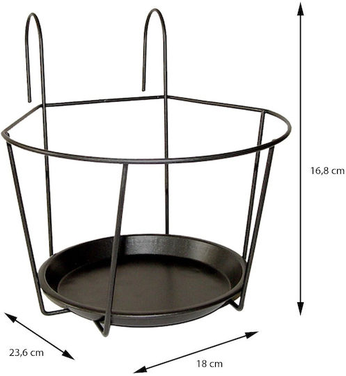 Esschert Design Метална Поставка За Саксия 18x17см