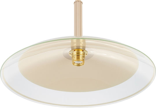 HowHomely Adjustable Beige Ceiling Light with E27 Socket