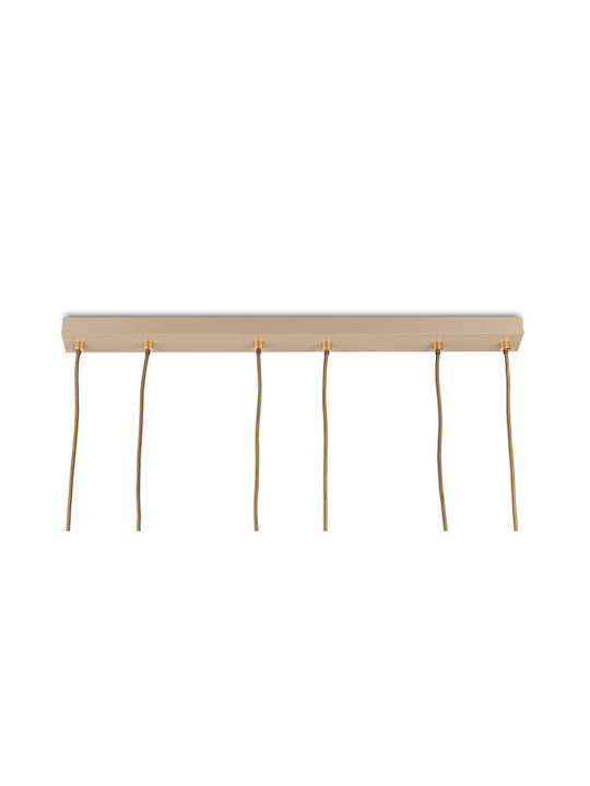 HowHomely Verstellbare Deckenleuchte Beiges mit E14 Lampenbirnensockel