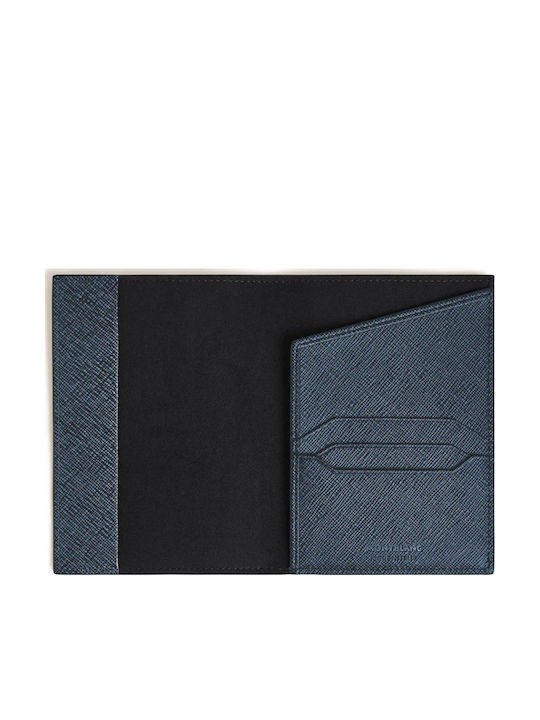 Montblanc Sartorial Passport Case Blue Montblanc Sartorial Passport Case Blue