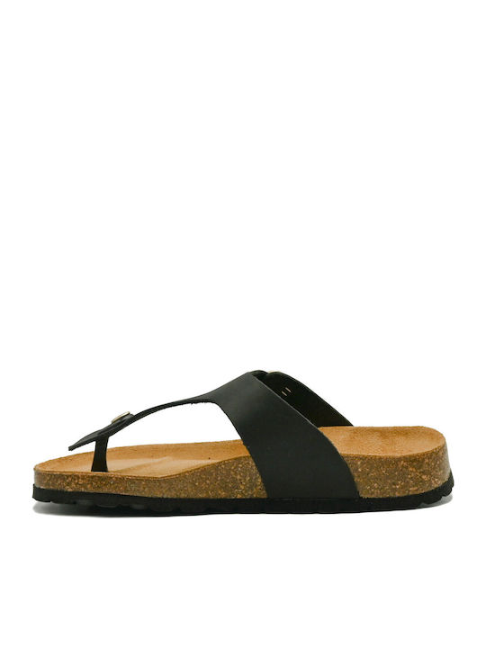 Leather Women's Anatomic Black Sandals