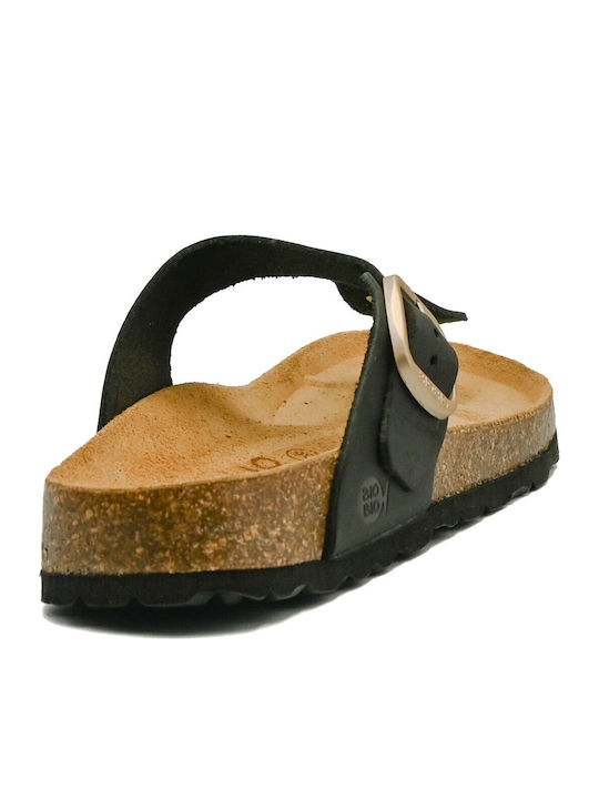 Leather Women's Anatomic Black Sandals