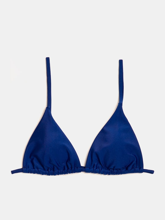 Set Bikini Triangel 2 Slip Indigo Größe L Dunkelblau