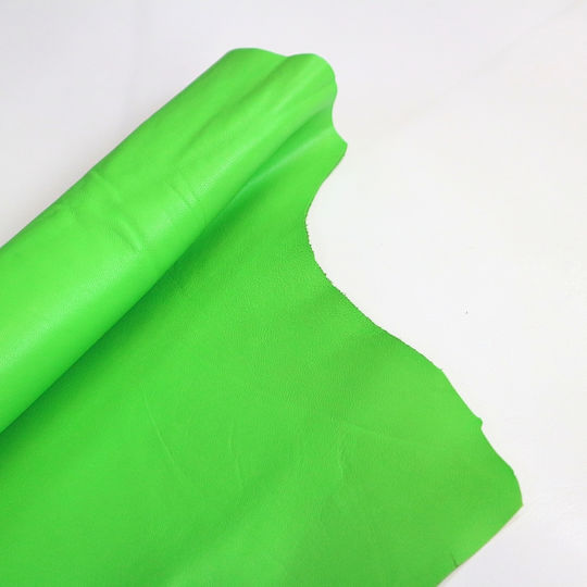 Leather Nappa Summer Green 11605nl 0.36-0.44m²