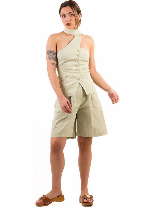 Damen Bermudas Türkis
