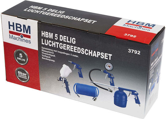 Set Kit Piese Pentru Scule Pneumatice 5 Bucăți Hbm