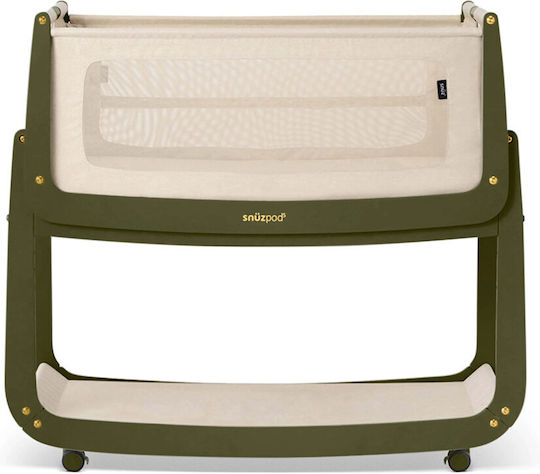 Snuz Babywiege Snuzpod5 mit Matratze und Rädern Grün