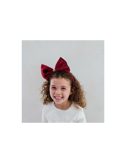 Mimi & Lula Παιδική Στέκα Μαλλιών Christmas Giant Velvet Bow Alice