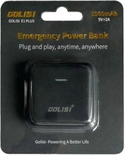 Golisi E1 Plus Power Bank Електронна Цигара 1600mah Черен