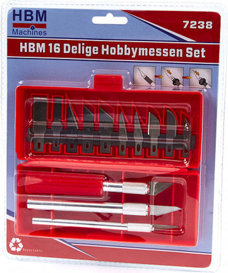 Set De Cuțite De Precizie 16 Buc Hbm