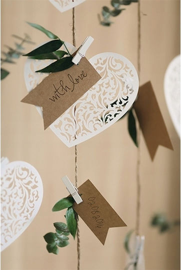 PartyDeco Ξύλινα Μανταλάκια 10τμχ (Διάφορα Χρώματα)