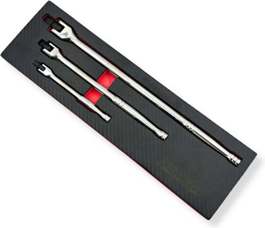 Σετ Μανέλα Σπαστή 1/4" 3/8" 1/2" 3τμχ