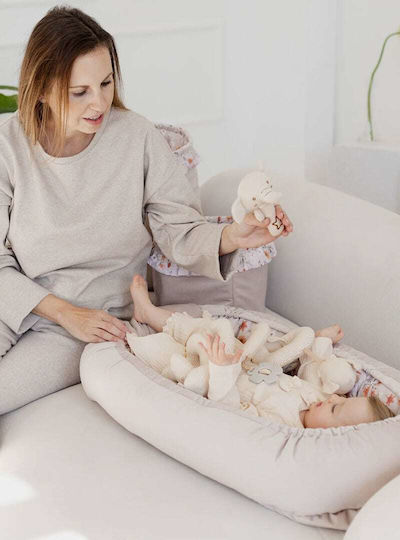Sensillo Baby Nest Pillow Beige 45x80cm