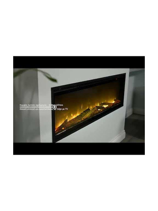 Dimplex Wall Mounted Electric Fireplace 2000W Black