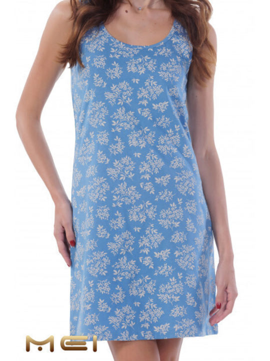 MEI Sommerliches Damen-Nachthemd MEI Hellblau