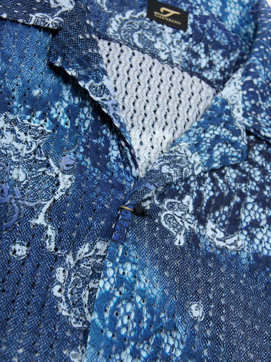 Short Sleeve Blue Shirt