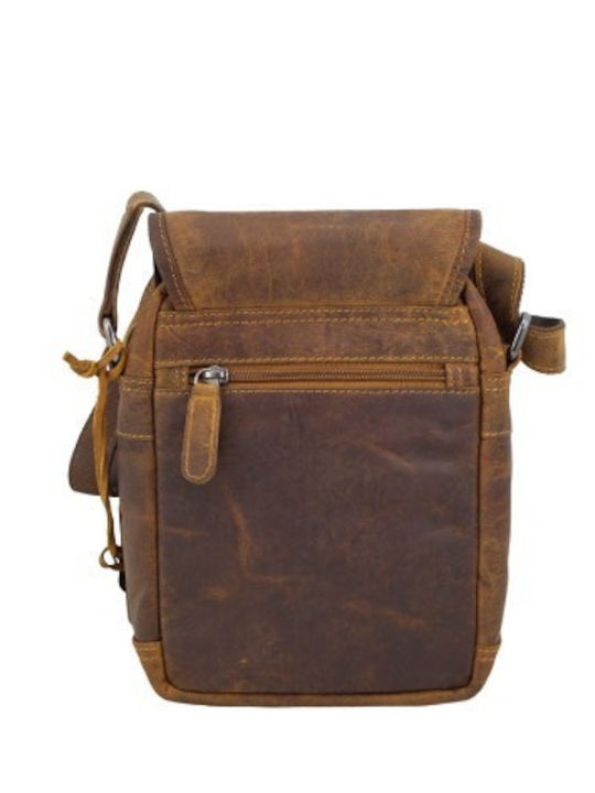 Herren Tasche Schulter Crossbody Tabac Braun